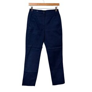 Weekend Max Mara Navy Blue Cigarette Fit W13 Stretch Trousers Pants Women Size 4